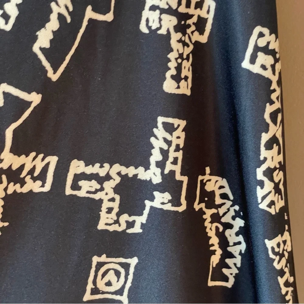 Harry Potter Women's Black Marauder's Map Fit & Flare Tank Dress Size Small - Picture 6 of 13